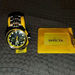 Invicta men's watch Yellow Silver